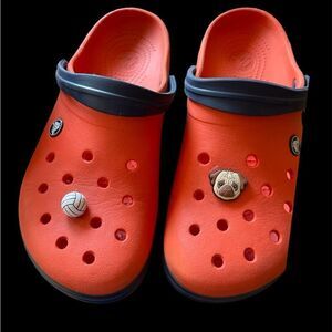 Crocs size 9 orange
